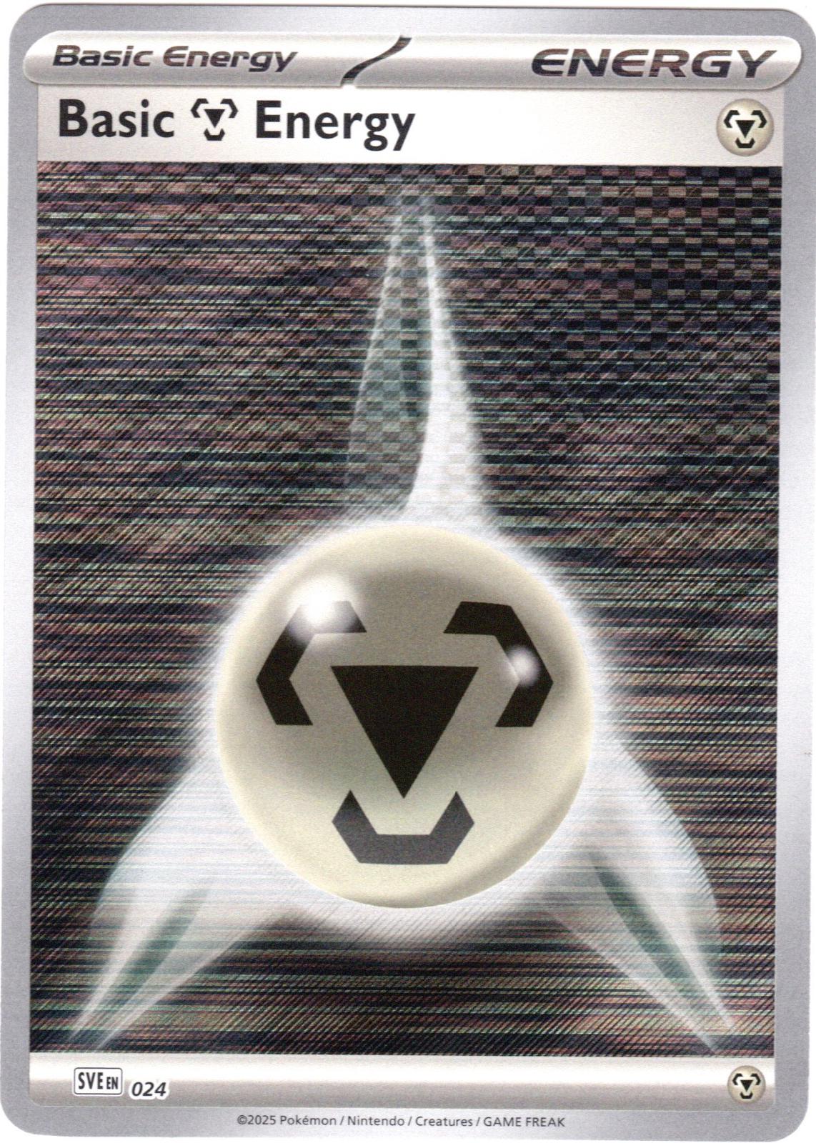 Scarlet & Violet Energy Basic Metal Energy [Holo] Pokémon card